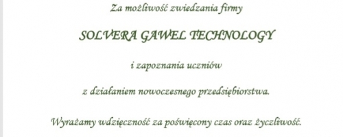 SOLVERA GAWEL TECHNOLOGY